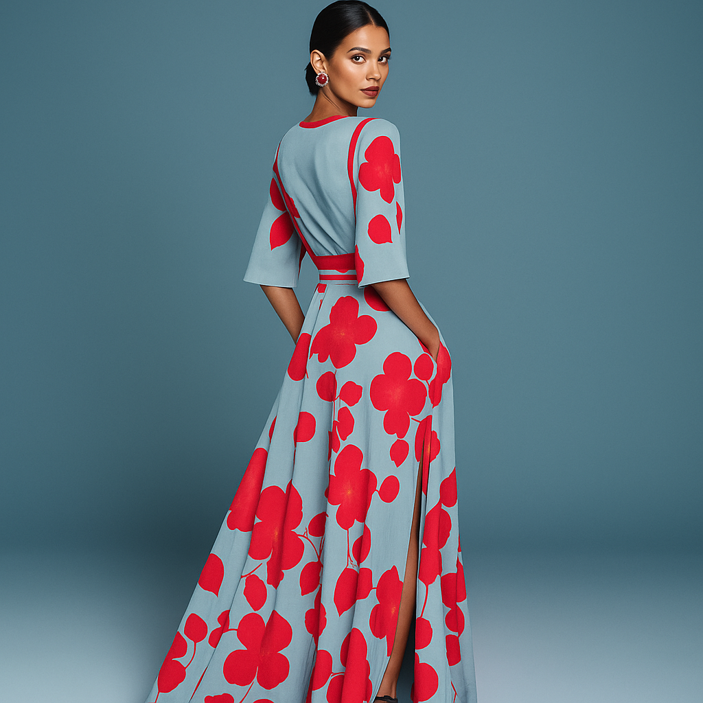 Elisa - Vestido Maxi Estampado Floral