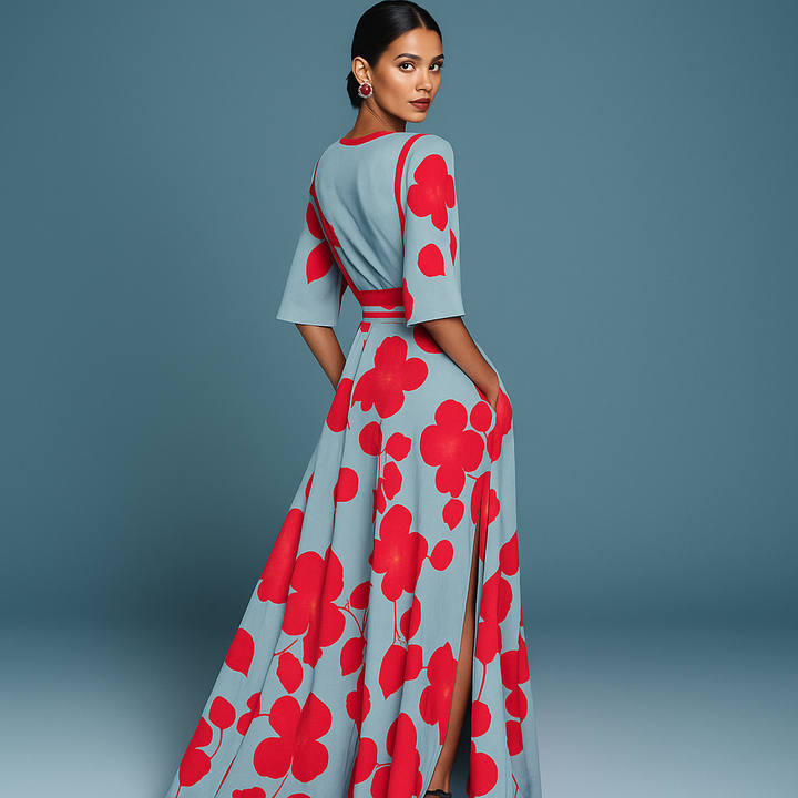 Elisa - Vestido Maxi Estampado Floral