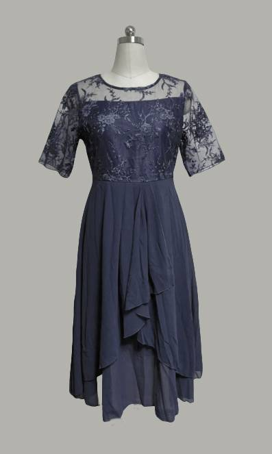 Eline - Vestido Evasê Midi