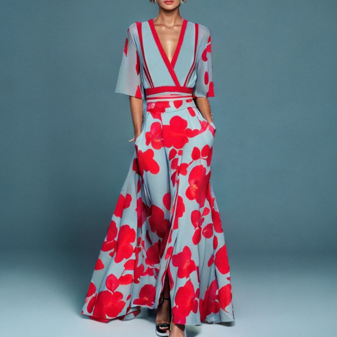 Elisa - Vestido Maxi Estampado Floral