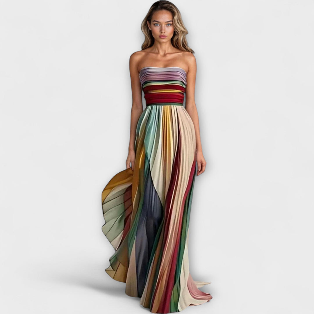 Flora - Vestido Maxi Tomara que Caia