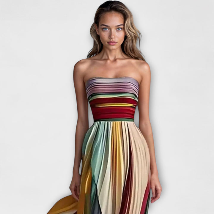 Flora - Vestido Maxi Tomara que Caia